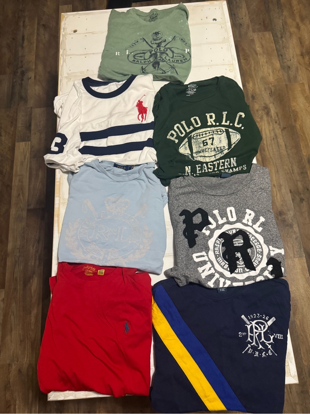7 polo Ralph Lauren shirts